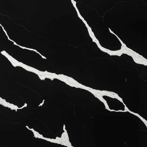 Angora Black Quartz Stone Slab Wholesale