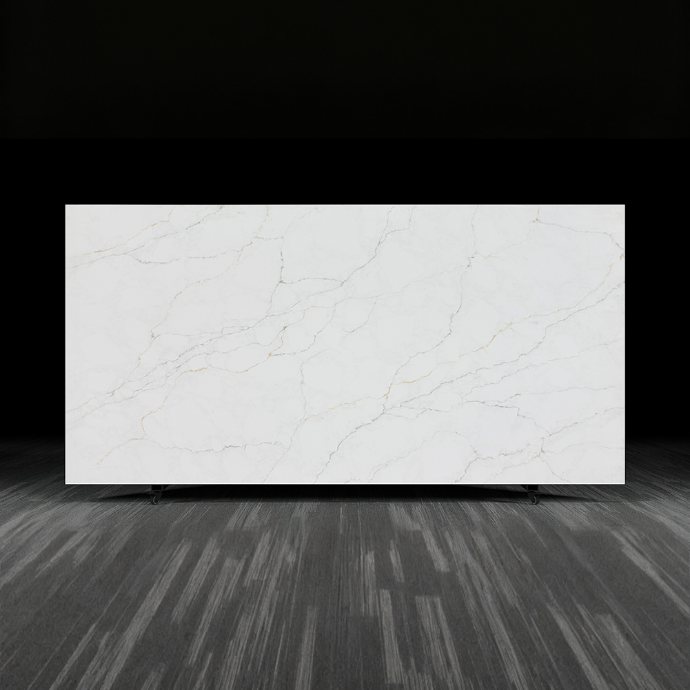Qatari Gold Quartz Stone Slab Wholesale