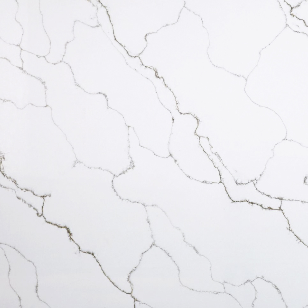 Calacatta Mix Golden Quartz Stone Slab Wholesale