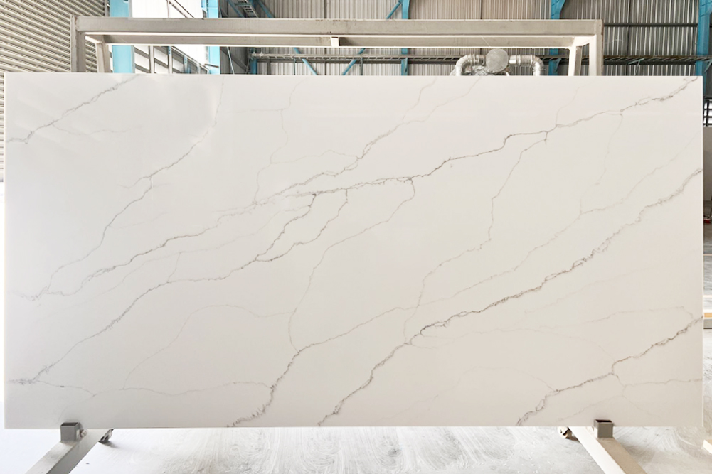 Callacatta Mix Golden Quartz Stone Slab Wholesale